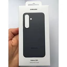 Оригінальний силіконовий чохол Samsung Silicone Case для Samsung Galaxy S25 Plus Black EF-PS936CBEGWW - мініатюра 2