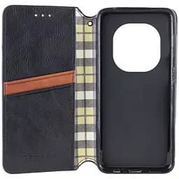 Шкіряний чохол-книжка GETMAN Cubic (PU) для Xiaomi Redmi Note 15 Pro 5G Чорний - мініатюра 4