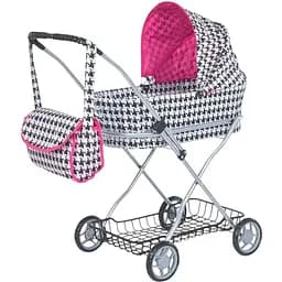 Дитяча коляска Melogo 9325 EVA біла з чорним