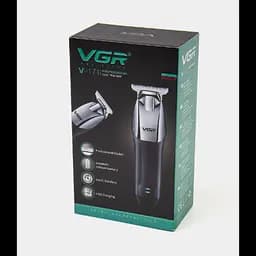 Машинка для стрижки волосся на акумуляторі тример з USB зарядкою VGR V-171 - мініатюра 5