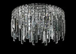 Кришталева люстра Splendid Ray LGH90339/8 (CR) - стельова люстра з кришталем і цоколем E14