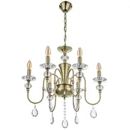 Люстра свеча Brille подвесная хрустальная E14 40W (BCL-710S/6)