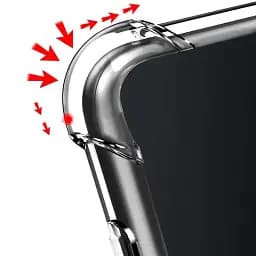 Панель BeCover Anti-Shock для Tecno Spark 20C (BG7n) Clear (710617) - мініатюра 3