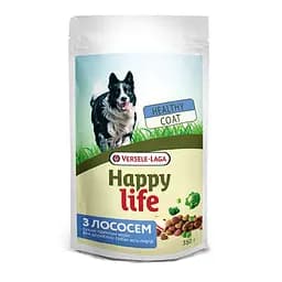 Корм для собак Happy life Adult with Salmon хеппи лайф лосось Сухой для всех пород 0.35 кг