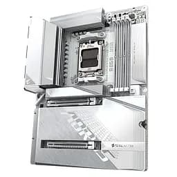 Материнська плата B850 A STEALTH ICE sAM5 B850 4xDDR5 M.2 HDMI ATX білий Gigabyte teh0019088 - мініатюра 4
