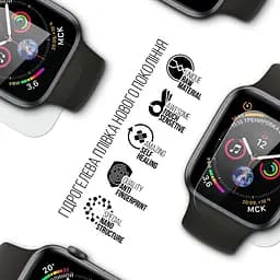 Гідрогелева плівка на годинники Apple Watch 5 40mm/4 40mm ArmorStandart захисна плівка для смарт годинників прозора (ARM57911) - мініатюра 2