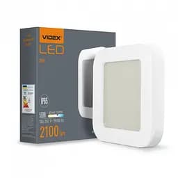 LED светильник ART IP65 квадратный VIDEX 30W 5000K