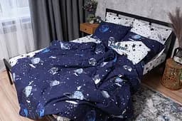 Комплект постільної білизни Moon&Star Ranforce Elite Cosmos Дитячий 110x140 см наволочки 2x40x40 см - мініатюра 5