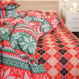 Простыня MirSon Ranforce Elite 17-0659 Christmas 180x220 см (2200009613029)