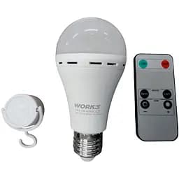 Світлодіодна лампа з акумулятором Works ELR60-7W A60, 3.7V 1800MAH (142572) - мініатюра 3