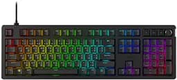 Клавіатура механічна Alloy Rise 106key, Red, USB-A, EN/UA, RGB, чорний HyperX teh0013885