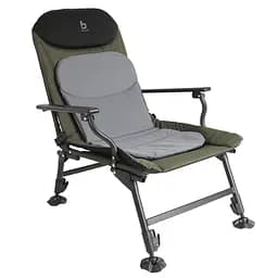 Розкладне крісло Bo-Camp Carp Black/Grey/Green (1204100), темно-зелене