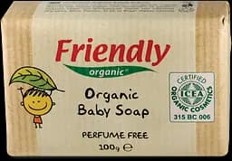 Детское органическое мыло Friendly Organic Parfume Free, 100 г