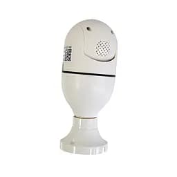 Панорамна камера у вигляді лампочки камера зовнішнього спостереження WiFi Camera 360 ° 2MP E27 - мініатюра 4