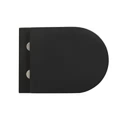 Унітаз підвісний Mixxus Premium Bevel-0304-T1 Black 480x360x360 мм сист. змиву Tornado 1.0 MP6677, Чорний матовий - мініатюра 4
