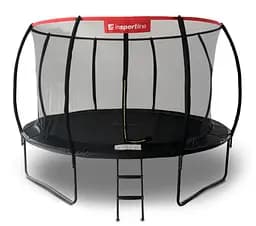 Батут із внутрішньою сіткою inSPORTline Flea PRO 430 см чорний (23881)