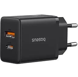 Зарядний пристрій Baseus Cube Fast Charger C+U 20 W EU Cluster P10111403113-00 Чорний - мініатюра 3