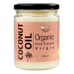 Кокосовое масло Amrita холодного отжима органическое 0.5 л