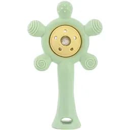 Прорезыватель Baby Team силиконовый с погремушкой (4039)