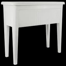 Горшок для цветов Serinova на ножках Ayakli, 60 л, бело-серый (V680-KirliBeyaz)