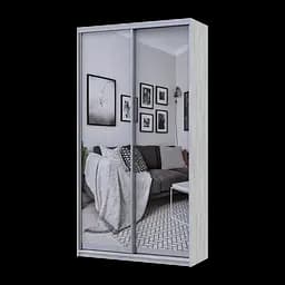Шафа-купе Doros Сіті Лайт Сосна Натті 2 Дзеркала 120х45х225 (80736504)