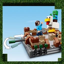 Конструктор LEGO Minecraft Бійцівський ринг у лісовому маєтку 491 деталь (21272) - мініатюра 5