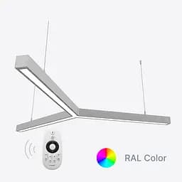 Керований світлодіодний світильник X-LED 90ВТ Y-подібний ral (Ø1230) LSNY-90dc