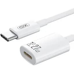 Кабель переходник с Lightning мама на Type-C папа XO NB-R268a 17w