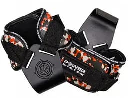 Крюки для тяги на запястье Power System PS-3370 Hooks Camo Black/Red L (PS_3370_Black/Red L)