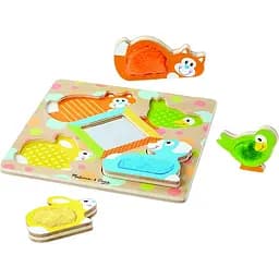 Дзеркальний формовий пазл Melissa&Doug Пухнасті домашні тварини, 4 елементи (MD1898)