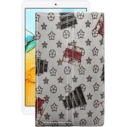 Чохол StatusCASE з екошкіри для планшету Honor Tab 5 8 Луі-Вітон-білий