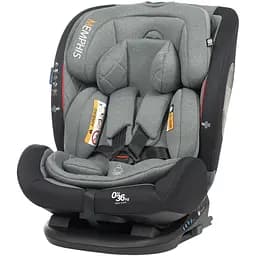 Автокрісло дитяче El Camino ME 1093 MEMPHIS Gray Black від народження до 12 років