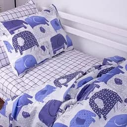 Простирадло MirSon Kids Time Бязь, 17-0133, Elephant - мініатюра 3