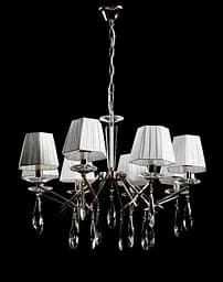 Підвісна люстра з абажурами Splendid Ray L89302/8 (SGD) золото, 8 ламп, Ø 80 см