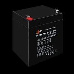Акумулятор AGM LPM 12V - 5 Ah - мініатюра 4