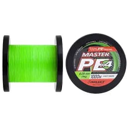 Шнур Select Master PE 1000 м (салат.) 0.08 мм 11 кг