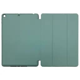 Чохол-книжка CDK для Apple iPad 10.2" 8gen 2020 екокожа/силікон Smart Case cлот стилус (011189) green - мініатюра 4