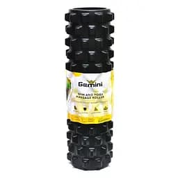 Ролер для йоги та пілатесу Grid Bubble Roller Gemini Sport G0010-BK 45х14 см - мініатюра 3