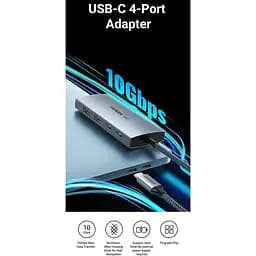 USB-хаб Ugreen CM480 4in1 (30758) [152545] - мініатюра 13