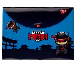 Папка-конверт Yes Ninja, A4, з кнопкою (492162)