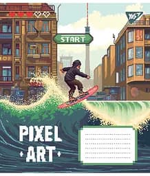 Набір зошитів Yes Pixel art А5 в лінійку 12 аркушів 25 шт. (767228) - мініатюра 5