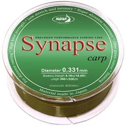 Волосінь Katran Synapse Carp 300 м (olive green) 0.331 мм 18 lb/8.1 кг