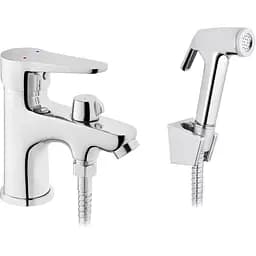 Смеситель для раковины Kroner KRM Elbe – C015 с гигиеническим душем (CV023575)