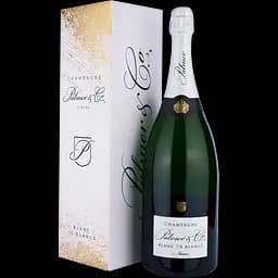 Шампанское Palmer & Co Champagne Brut Blanc de Blancs AOC, белое, брют, 1,5 л