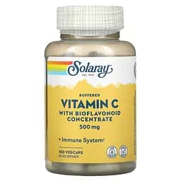 Вітамін С і біофлавоноідний концентрат Solaray Vitamin C with Bioflavonoid Complex 500 мг 250 капсул