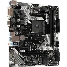 Материнська плата ASRock B450M-HDV R4.0 (AM4/B450, 2xDDR4, PCIex16, DVI-D/HDMI/VGA, 4xSATAІІІ, M.2, GLan, 8ch, mATX) - мініатюра 4