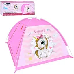 Дитячий намет єдиноріг Intex MR 1097 для маленьких мрійниць, 1 вхід накидка (122x122x78 см)