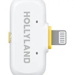Мікрофонна радіосистема Hollyland LARK A1 Combo 2TX + RX/Lightning + RX/USB-C Ivory White [164070] - мініатюра 6