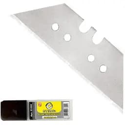 Лезо для ножа трапецієподібне Сталь 19х61 мм 10 шт. (38389)