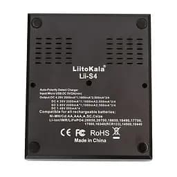 Розумний зарядний пристрій для акумуляторів LiitoKala Lii-S4 АА, ААА, 18650, 21700, 26650 Li-ion, LiFePO4, Ni-MH, Ni-Cd (19408) - мініатюра 5